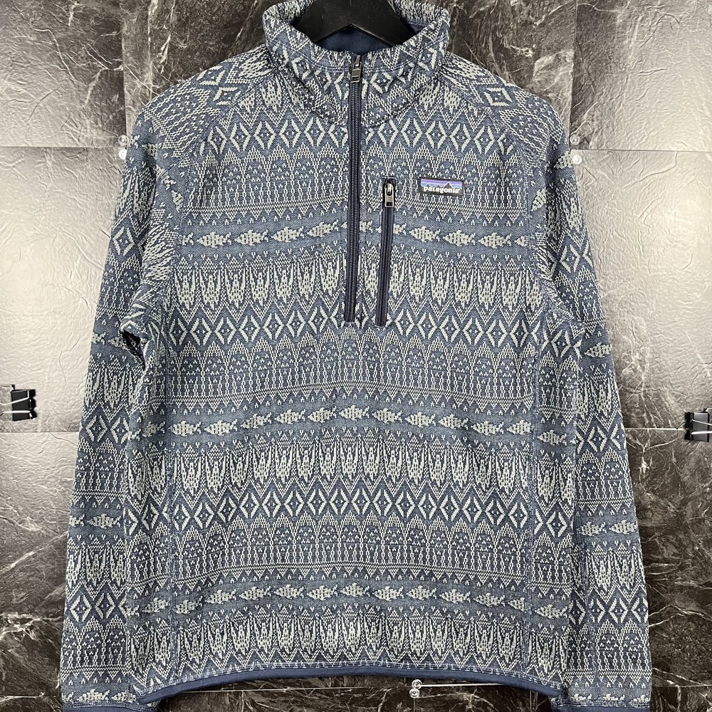 Patagonia Men's Falconer Legend Better Sweater Quarter Zip Sweatshirt Small